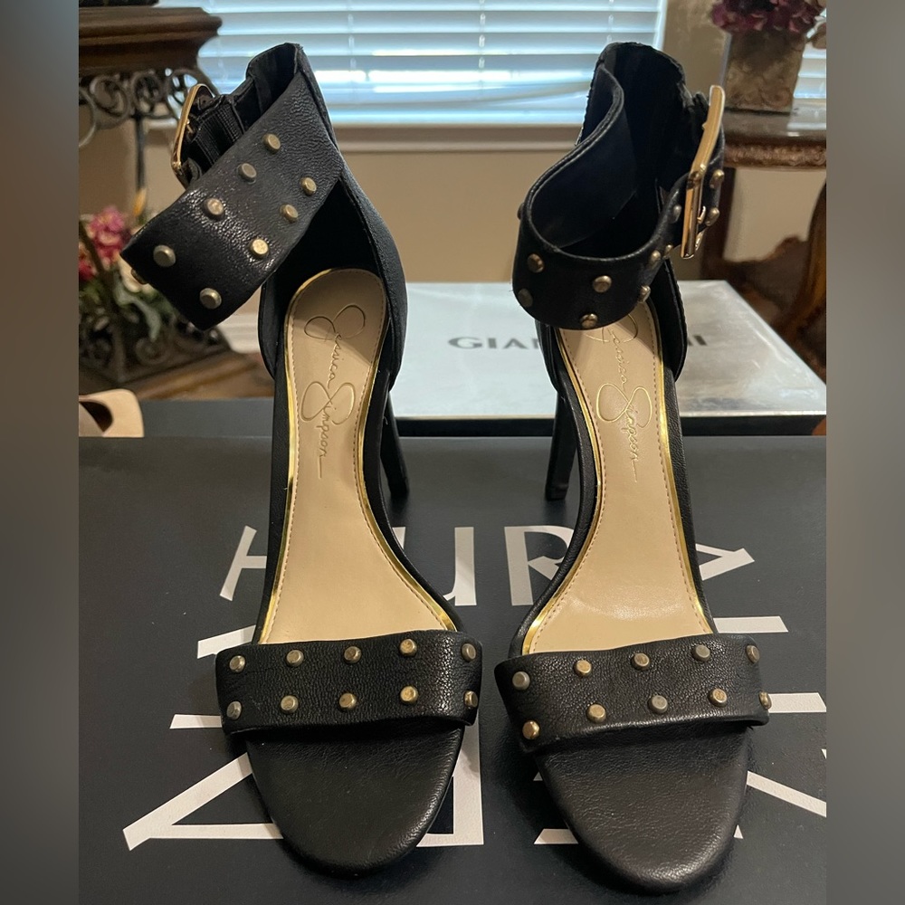 NWT Jessica Simpson open toe heels size 8M